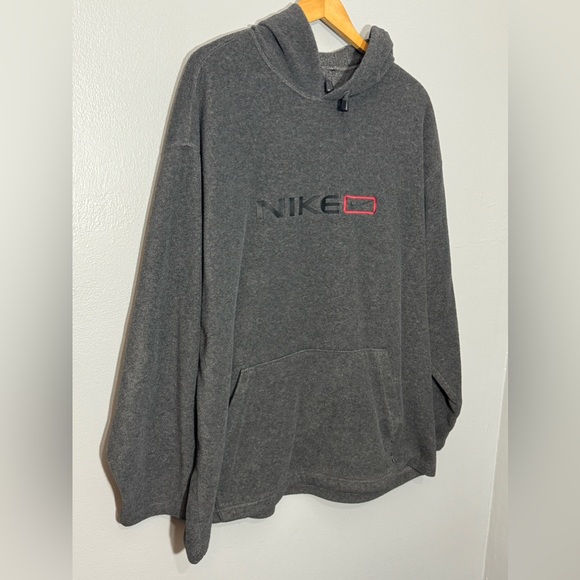 Vintage Y2K Nike Fleece Hoodie Sweatshirt | 2XL - Picture 2 of 5